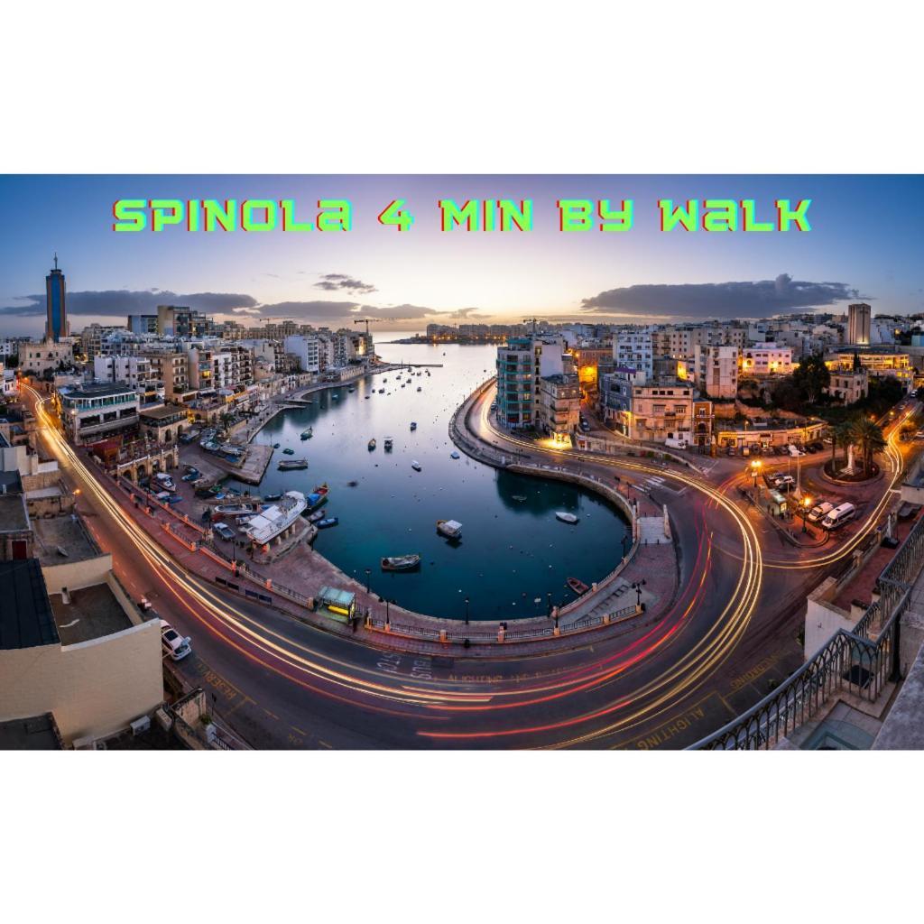 Saint Julian's Paceville Sea View Penthouse With Jacuzzi! מראה חיצוני תמונה